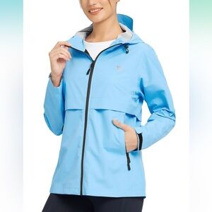 Women's Blue Trench Coat